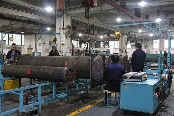 聯(lián)合-換熱器生產車間